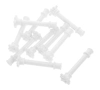 jojofuny 10 Pièces Colonne Romaine Décorative Mini Modèle ABS | Blanc, Display Éducatif Polyvalent, Photographie et Décoration de Gâteau, Pièce Décorative