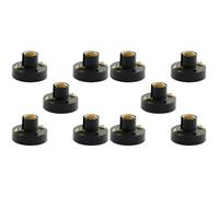 jojofuny 10 PièCes Douille Ampoule E10 Noir Support De Lampe En Plastic 1.18 Pouce Mini Porte Ampoule Pour Usage En Laboratoire ExpéRiences Physiques