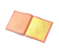 jojofuny 10 Pièces papier d'aluminium pour la décoration recouvert feuille d'or comestible chatoyant artisanat papier imitation feuille d'or papier feuille d'or Golden