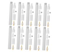 jojofuny 10 Pièces Refillable Paint Pens With Construction And Adaptable Round Tip Compact Lightweight Empty Markers For Rock Painting Wood Ceramic Graffiti And DIY Art Projects