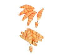 jojofuny 10 Pièces Set de Stylos Bille et Croissant Stylos Alimentaires Ludiques Fournitures Scolaires et Bureau Originales pour Fêtes et Récompenses