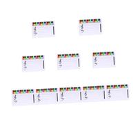 jojofuny 10 Pièces Tableau Effaçable Réutilisable pour Musique Planche de Pratique Plastique pour Enseignement Musical Outil Pratique pour Élèves et Professeurs et