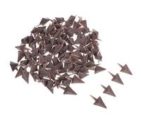 jojofuny 100 Becs de Poussin en Plastique Café 11X20 MM Inserts Réalistes pour Fabrication de Jouets, Accessoires pour Peluches et Figurines D’Animaux DIY, Fournitures Créatives pour