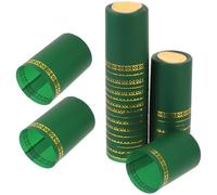 jojofuny 100 Bouchons Thermorétractables Jetables pour Bouteilles de Vin en PVC Vert, Diamètre 33mm, Hauteur 50mm, pour Maison et Bars, Maintien Fraîcheur