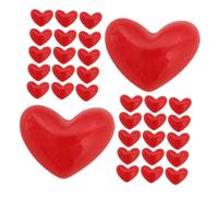 jojofuny 100 Pièces Formes De Saint-valentin Résine à Dos Plat Breloques En Forme De Symbole D'amour Pour Scrapbooking Fabrication De Cartes Et Création De Bijoux Petites Fournitures De