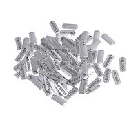 jojofuny 100 Pièces Pendentifs Alliage Argenté avec Message Inspirant de Charm Pendants pour Diy Créatifs Accessoires Personnalisés