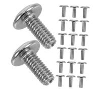 jojofuny 100 pièces Vis à Tête Plate Large Vis Autoforeuses Cruciformes pour Réparation et de Meubles Fixation Stable pour Cadre de Lit et Projets