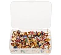 jojofuny 100 Punaises D'affichage Créatives Drapeaux Nationaux en Fer, Lot pour Tableau en Liège Bureau, Décoration Pratique pour Listes et Photos