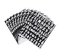 jojofuny 10feuilles Autocollants Lettres Chiffres Adhésifs Décalcomanies Alphabet Numeros Stickers Dcoration Intérieur Bureau Salon Garçon Fille