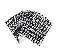 jojofuny 10feuilles Lettres Autocollantes Et Chiffres De Alphabet Autocollants De Lettres Et Chiffres Stickers Alphabet Pour Décorations