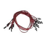 jojofuny 10pièces Câble Alimentation Pc avec Bouton Marche Arrêt Et Redémarrage pour Boîtier ATX Accessoire pour Ordinateurs De Bureau