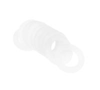 jojofuny 10pièces Joint Torique Silicone Pour Tuyau Gaskets Caoutchouc Résistant Pour Équipement De Jardin Et Machine à Laver Étanchéité Fiable Blanc