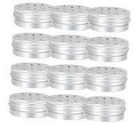 jojofuny 12 pièces Boîte Entraînement Au Parfum pour Chien Conteneur Odeur Aluminium avec Boîte de Dressage pour Nez de Chien Mallette pour Travail des Odeurs Petit Récipient Sûr pour