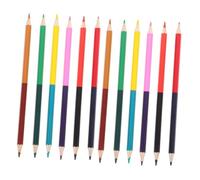 jojofuny 12 pièces Crayons de Couleurs Double-pointes Couleurs Multicolores à Base Huile Crayons de Dessin et Coloration Portables et Résistants pour Écriture et Croquis