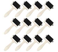 jojofuny 12 Pièces Ink Printmaking Rubber Rollers For Small Artist Roller For Glue And Ink Application In Art And Craft