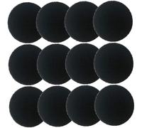 jojofuny 12 pièces Lot de Filtres Actif Ronds pour Poubelle de Cuisine Accessoires Filtration Anti-Odeur Compatible Filtre Aquarium et Compost Éponge Haute Densité