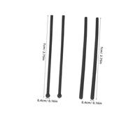 jojofuny 12 pièces Protections Silicone Souple pour Branches de Lunettes Embouts Antidérapants avec Coussinets Oreille Confortables Accessoires Légers et Flexibles pour Protection et
