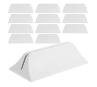 jojofuny 12 Pièces Support pour Cloison de Bureau Base de Support Plastique Mobile pour Écrans de Séparation Stand de Fixation Compatible avec Panneaux de Léger et Facile à Déplacer