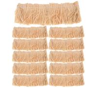 jojofuny 12 Rouleaux de chaume Artificiel Miniature pour Maisons Miniatures, Jardins féeriques, dioramas et décoration (10 x 4 cm).