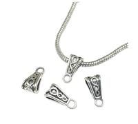 jojofuny 120 pièces Connecteurs Pendentifs Alliage Argenté Anneaux de Jonction Créatifs pour Bracelets et Colliers Accessoires DIY pour Fabrication de Bijoux