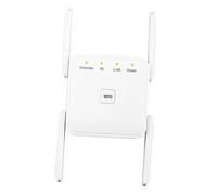 jojofuny 1200m Répéteur WiFi Mbps avec Externes Amplificateur De Signal pour Routeur Compatible avec Toutes Box Mode Double Et Cryptage Facile Extenseur De Portée Blanc
