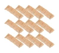 jojofuny 12pièces Chaume Synthétique pour Toits de Paille Miniature Herbe Artificielle pour Maquettes de Toit de Chaume Facile à Plier Ajuster pour Dioramas