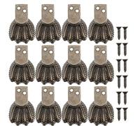 jojofuny 12pièces Coussin De Pied pour Meuble Base De Zinc Bloc De Rembourrage Rehausseur De Pied Protections pour Boîtier