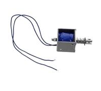 jojofuny 12v Solénoïde Électromagnétique Push Pull Actuator à Cadre Ouvert Avec Rappel à Ressort Électroaimant Haute Performance Pour Applications Mécaniques