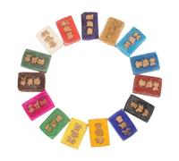 jojofuny 15 pièces Bâtons Encre Chinoise Traditionnels Faits Main avec Motifs Dragon Colorés pour Calligraphie et Peinture Durable et Pratique pour Artistes et Étudiants