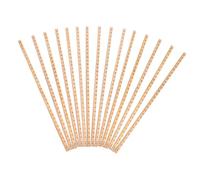 jojofuny 15 Pièces Règles de Pin Échelle Claire Simple Face Outils de Mesure Précise pour École Bricolage et Bureau Design Stable Carré