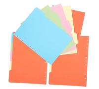 jojofuny 15 Pièces Set de Intercalaires Colorés pour Cahiers Séparateurs de Pages Détachables avec Onglets Écrits pour Organisation de Documents et Prise de Notes