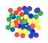 jojofuny 150 pièces Disques Bois Colorés Outils Mathématiques Éducatifs pour Garçon Fille Jouets Éveil Jeu de Comptage et Récompense pour Garçon Fille Ans