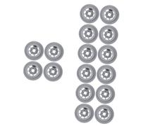 jojofuny 16pièces De Remplacement Pour Support Inférieur De Lave-vaisselle Roulettes Plastique Compatible Avec Gris