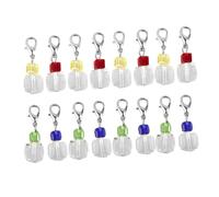 jojofuny 16pièces Pendentif à Fermoir Verre Breloque Pendante Décorative Pendentifs Pendants Pour Bijoux Faits Main Breloques Pour Fabrication De Boucles Oreilles Et Bracelets