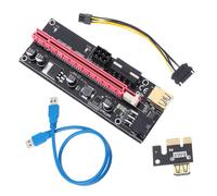 jojofuny 1ensemble Pcie Riser Card Alimentation Stable Et Câble Extension pour Cartes Graphiques Compatible avec Slots Pci