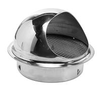 jojofuny 1pièce Couvercle De Ventilation Acier Chapeau Anti-pluie Pour Sortie Exhausteur De Hotte De Cuisine Intempéries Design Pratique Et