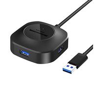 jojofuny 1pièce Hub USB avec Lecteur De Carte Adaptateur Multi-Port pour Ordinateur Portable Prise USB Intégrée Et Surtension