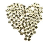 jojofuny 2 Ensembles Perles Lettrées Acrylique Diy Bracelet Et Bijoux Perles Multi Pour Bricolage Accessoires Créatifs Pour Personnalisées 600 Pièces * 2