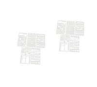jojofuny 2 Ensembles Pochoirs De Dessin À Mode Pour Décorations Diy Pochoirs Évider Mandala Kit De Modèles Variés Pour Journal Scrapbooking Peinture 10 Pièces * 2