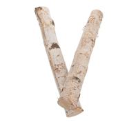 jojofuny 2 Pièces Bûches Décoratives Diamètre 4-6 Cm X Longueur 42 Cm en Bois Naturel de Bouleau Branches de Bouleau Bois Brut pour Décoration pour Loisirs Créatifs et Cheminée D’intérieur