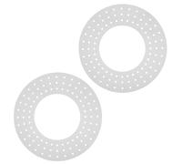 jojofuny 2 Pièces Cadre Rond en Acrylique Transparent Facile à Assembler et Maintien Forme Pré-percé 25x25 Cm pour Couronne pour Événements et