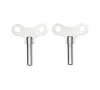 jojofuny 2 pièces Clé de Remontage Horloge Acier Robuste Lot Outil Réparation Clé Pendule Ancienne Coucou Remonter Clef Horloge Pratique