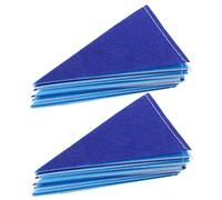 jojofuny 2 Pièces Drapeau de décoration de fête banderole banderole bannière de drapeau triangulaire petit triangle de triangle bannière drapeaux tissu non tissé