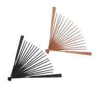 jojofuny 2 Pièces Fan Making Frame Set Folding Hand Fan Ribs for DIY Crafts Educational Family Activity Kit Sturdy Bamboo Structure for Creative Art Projects