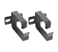jojofuny 2 Pièces Guide de Câbles pour Rack Serveur Vertical, Métal Noir | Gestion Verticale pour Baies Réseau, Snaps Sécurisés, Format Modulaire, Supporte Câbles Lourds sans Déformation