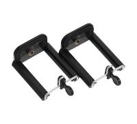 jojofuny 2 Pièces Monopode à Objectif Selfie Téléphone Trépied Chaise Pliante De Bureau Accessoires De Rétroviseur Adaptateur pour Trépied Clip De Selfie Métal Caméra Support Appareil Photo