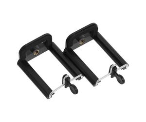 jojofuny 2 Pièces Monopode à Objectif Selfie Téléphone Trépied Chaise Pliante De Bureau Accessoires De Rétroviseur Adaptateur pour Trépied Clip De Selfie Métal Caméra Support Appareil Photo