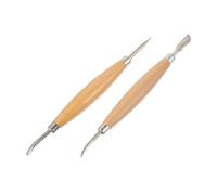 jojofuny 2 Pièces Outils de Sculpture Argile Ensemble de Couteaux Pratiques pour Modélisation et Sculpter pour Diy et Projets Artisanaux