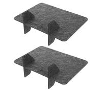 jojofuny 2 Pièces Séparateurs de Bureau Feutre Cloison de Bureau sans Perçage Réducteur de Bruit et Diviseur Espace pour Salle à Manger Panneau de Confidentialité Portable et Facile à