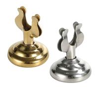jojofuny 2 Pièces Support de Table Porte-nom Élégant et Simple en Acier Inoxydable U Forme 4 Cm pour Numéro de Table, pour Décoration Restaurant et Hôtel